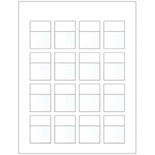 Ziptape Laser Printer Label Sheet Sticker Paper - 2" W x 0.75" H , 160PK ZT-LSL-85-602-10 - main